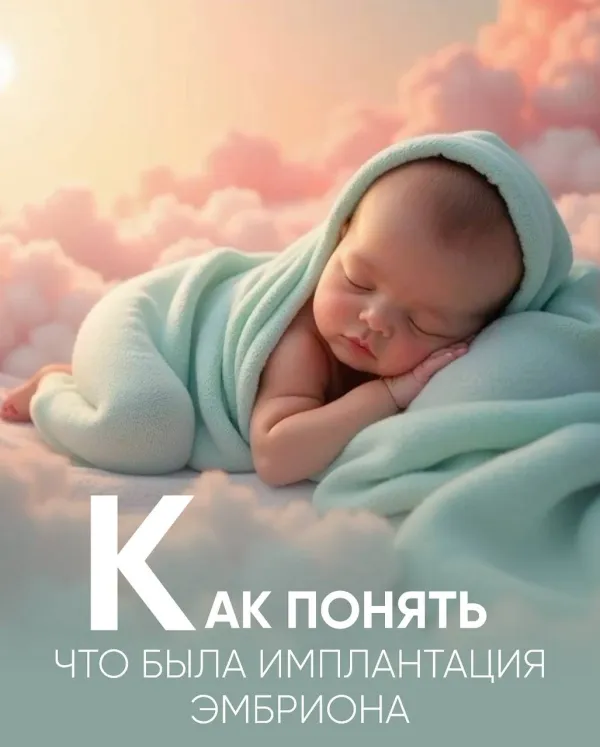 Как понять, что была имплантация эмбриона? Реальные признаки и мифы